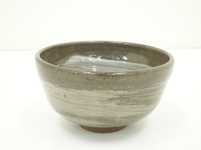 JAPANESE TEA CEREMONY / TEA BOWL CHAWAN / BRUSH MARKS